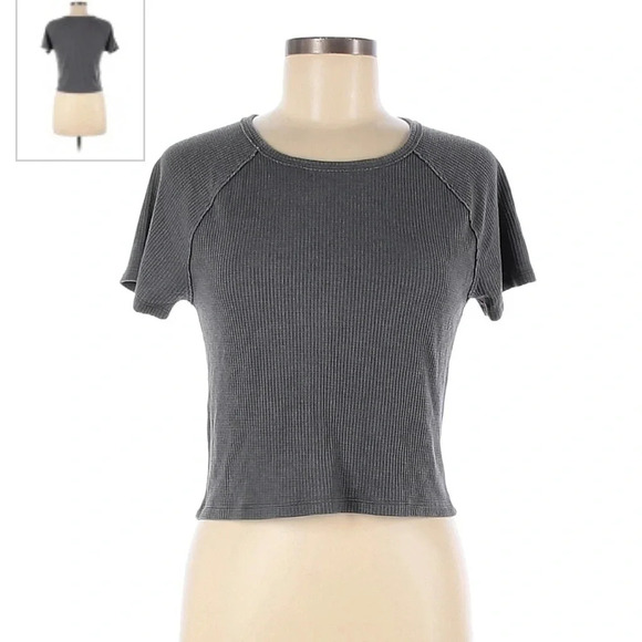 American eagle gray thermal shirt size XS short sleeve - Picture 1 of 7